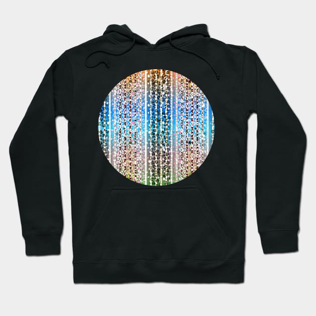 Colourful gradient unique flowers leopard stripes abstract modern 255 Pattern Hoodie by dvongart